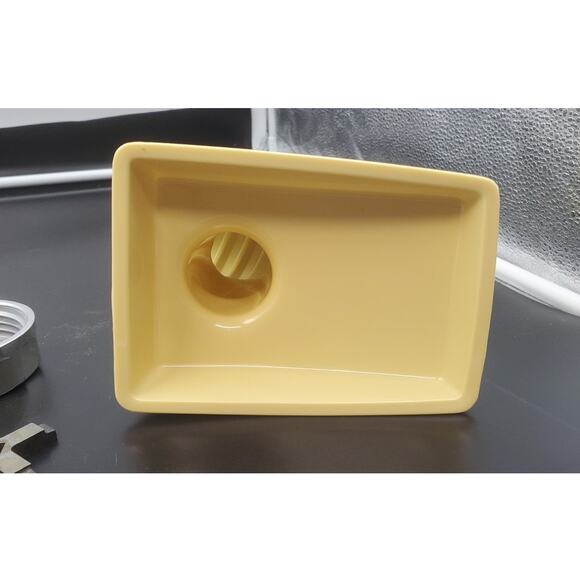 Vintage Oster Meat Grinder Accessosry for Oster Kitchen Center, Harvest Gold - Picture 4 of 7